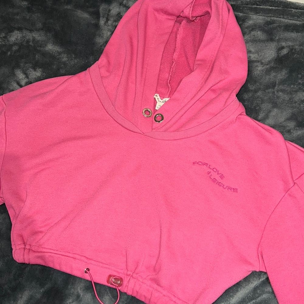 For love & lemons cropped hoodie